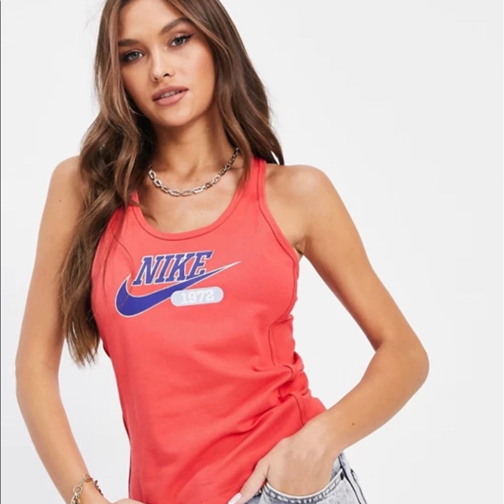 Nike Americana USA heritage tank in red